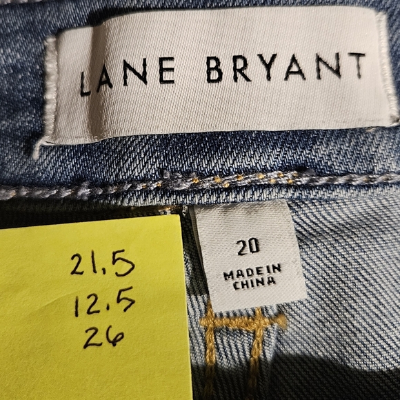 Lane Bryant Light Blue Ankle Jeans size 20 - Picture 4 of 4